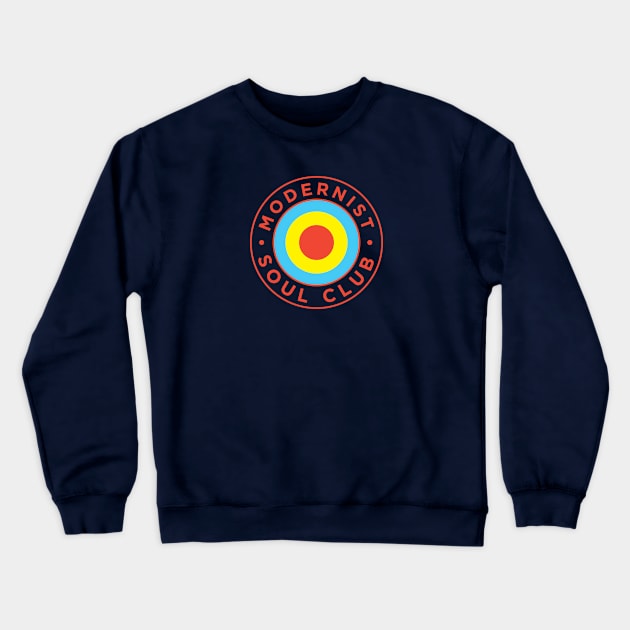 Modernist Soul Target Crewneck Sweatshirt by modernistdesign